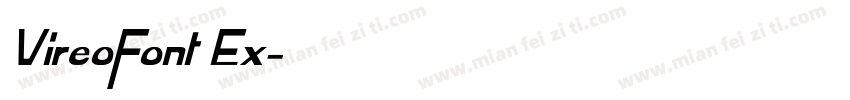 VireoFont Ex字体转换